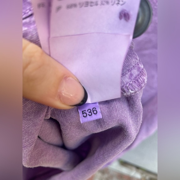 ISCHIKO® Dress Fayola / Lyocell-Linen in Lilac - Picture 9 of 11